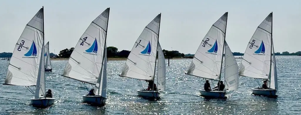 Clinton Sailing club CFJ sails
